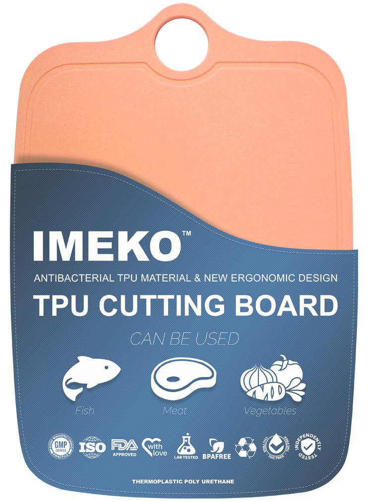 IMEKO TPU cutting board 2019 — orange